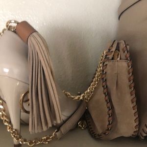 Michael Kors suede mini purse